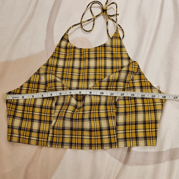 Superdown Two Piece Yellow Plaid Clueless Set M - Picture 5 of 8